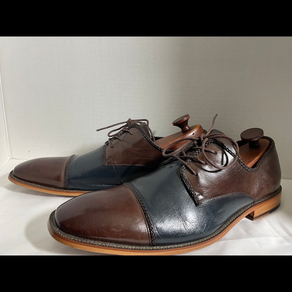 Stacy Adams  Men's Two Tones Dress Shoes Cap Toes Men's Spectators